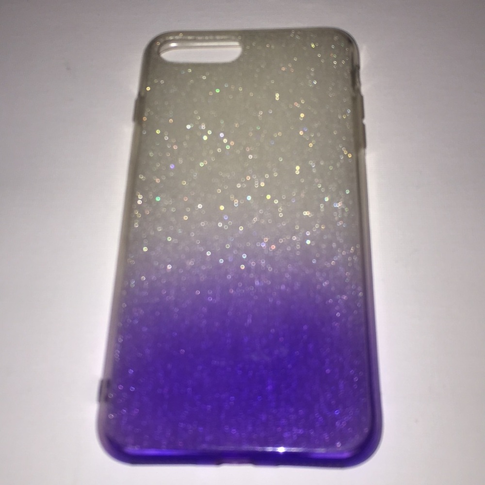LAST CALL!! Purple/silver sparkle case